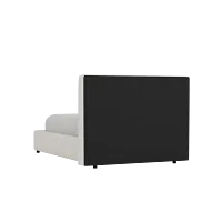 Grayton Sea Lane Dark Blue 44" Upholstered Platform Bed