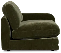 Jules Green Velvet Right Chair