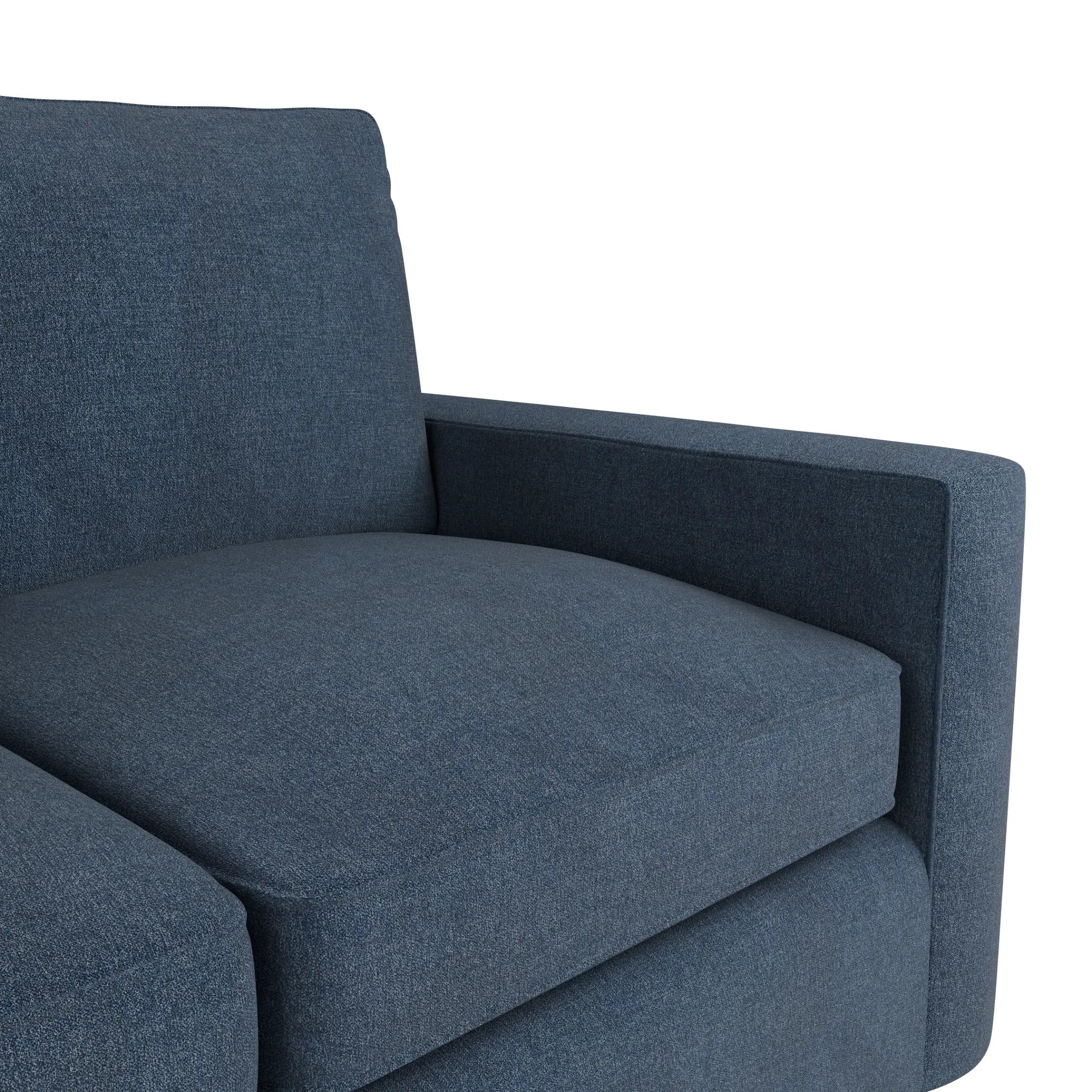 Siesta Maguire Blue Fabric Loveseat Siesta Maguire Blue Fabric Loveseat