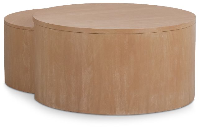 Matteo Light Tone Wood Nesting Coffee Table