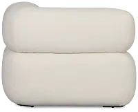 Celeste Light Beige Fabric Left Chair