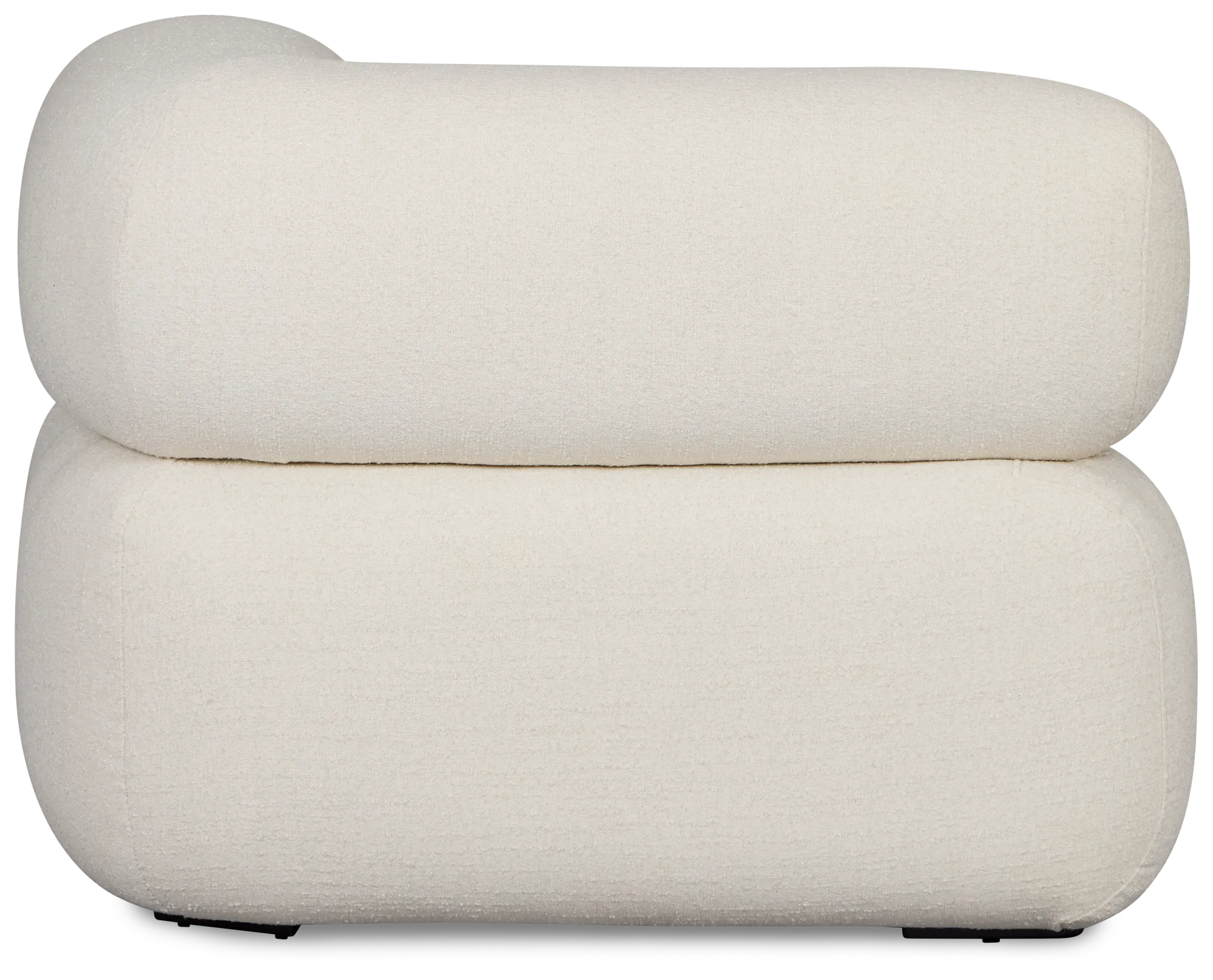 Celeste Light Beige Fabric Left Chair