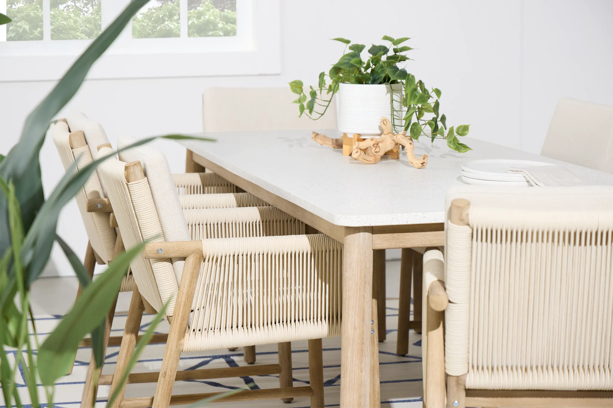 Azure Light Tone Cushioned Arm Chair