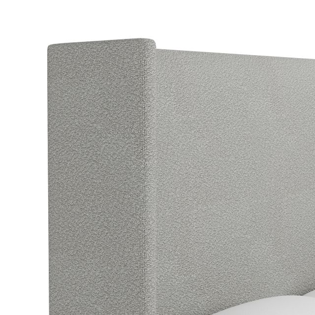 Captiva Sutton Gray 60" Upholstered Shelter Bed