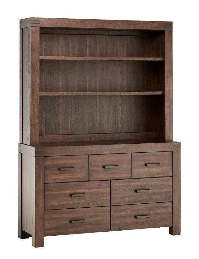 Piermont Mid Tone Dresser & Hutch