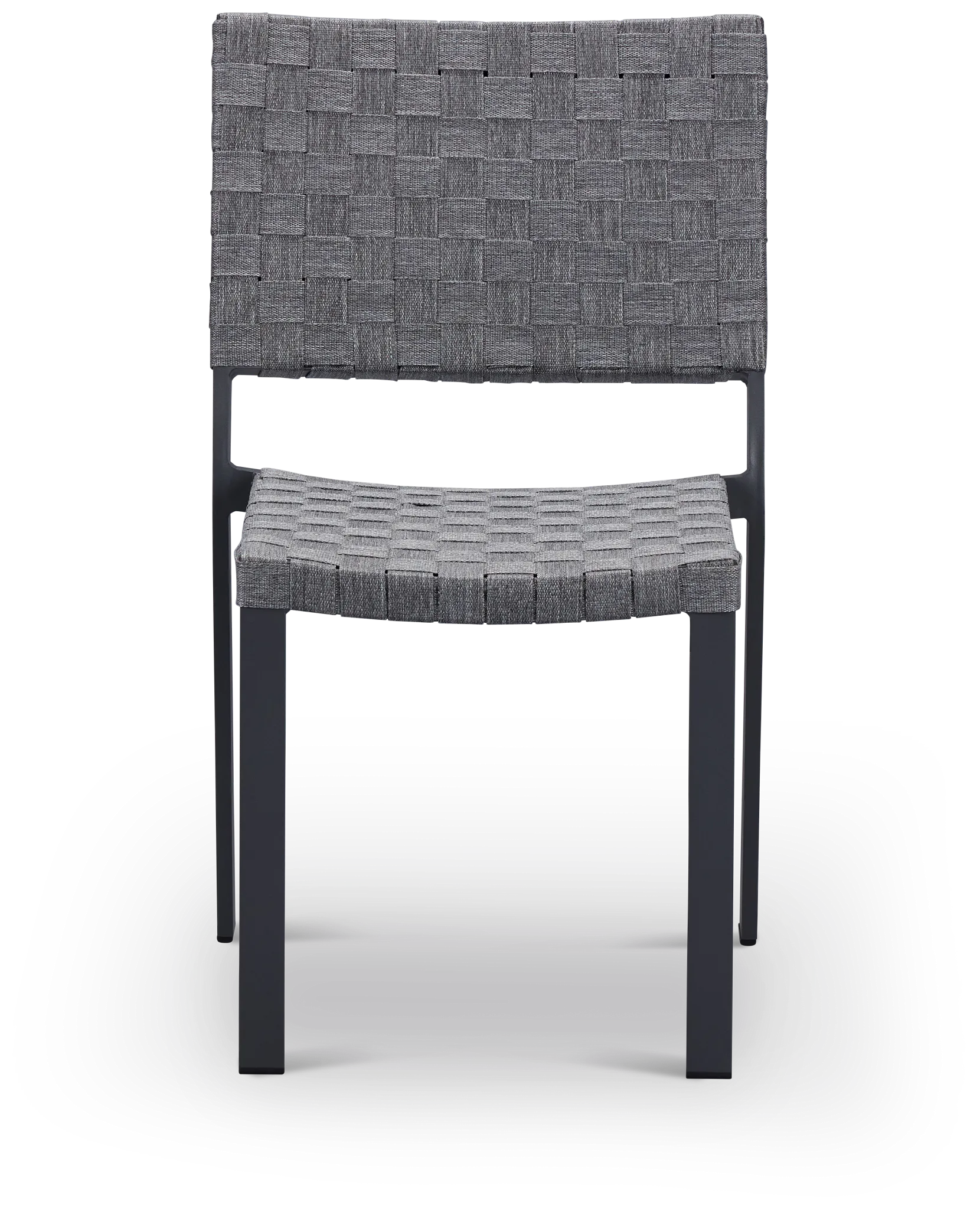 Barbados Light Gray Woven Side Chair