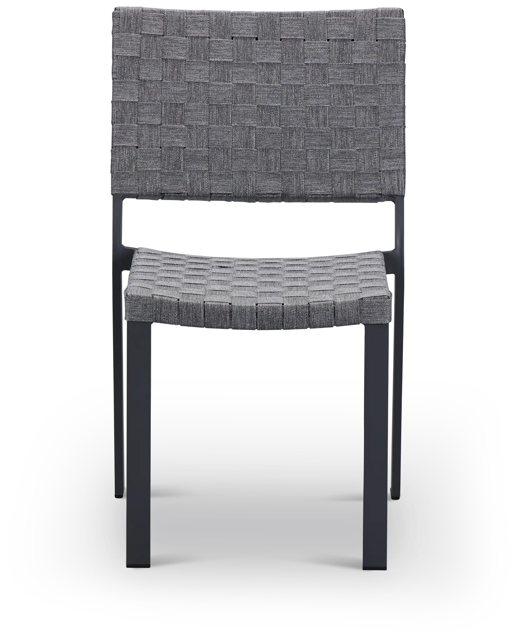 Barbados Light Gray Woven Side Chair Barbados Light Gray Woven Side Chair