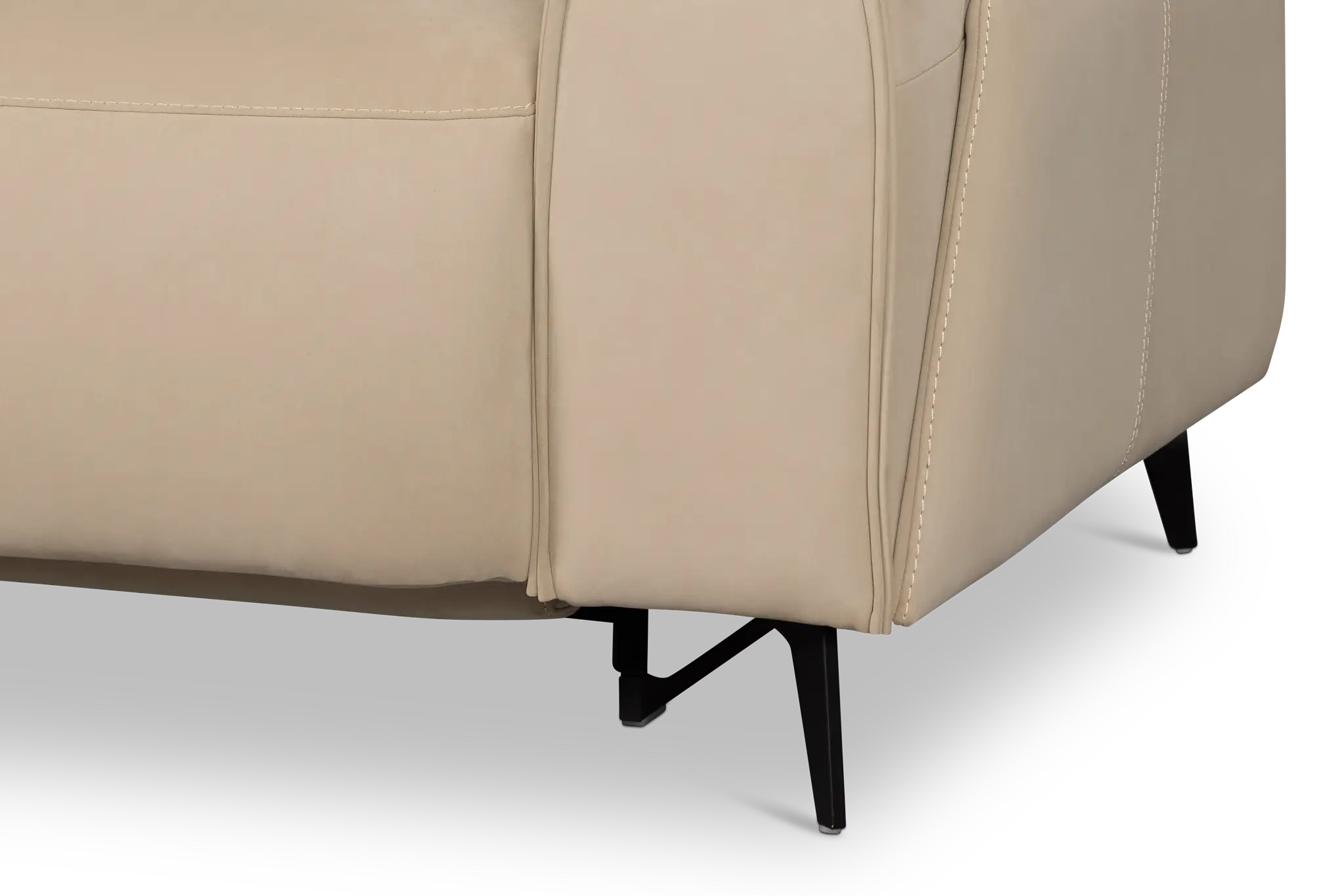 Reyna Beige Micro Power Recliner Reyna Beige Micro Power Recliner