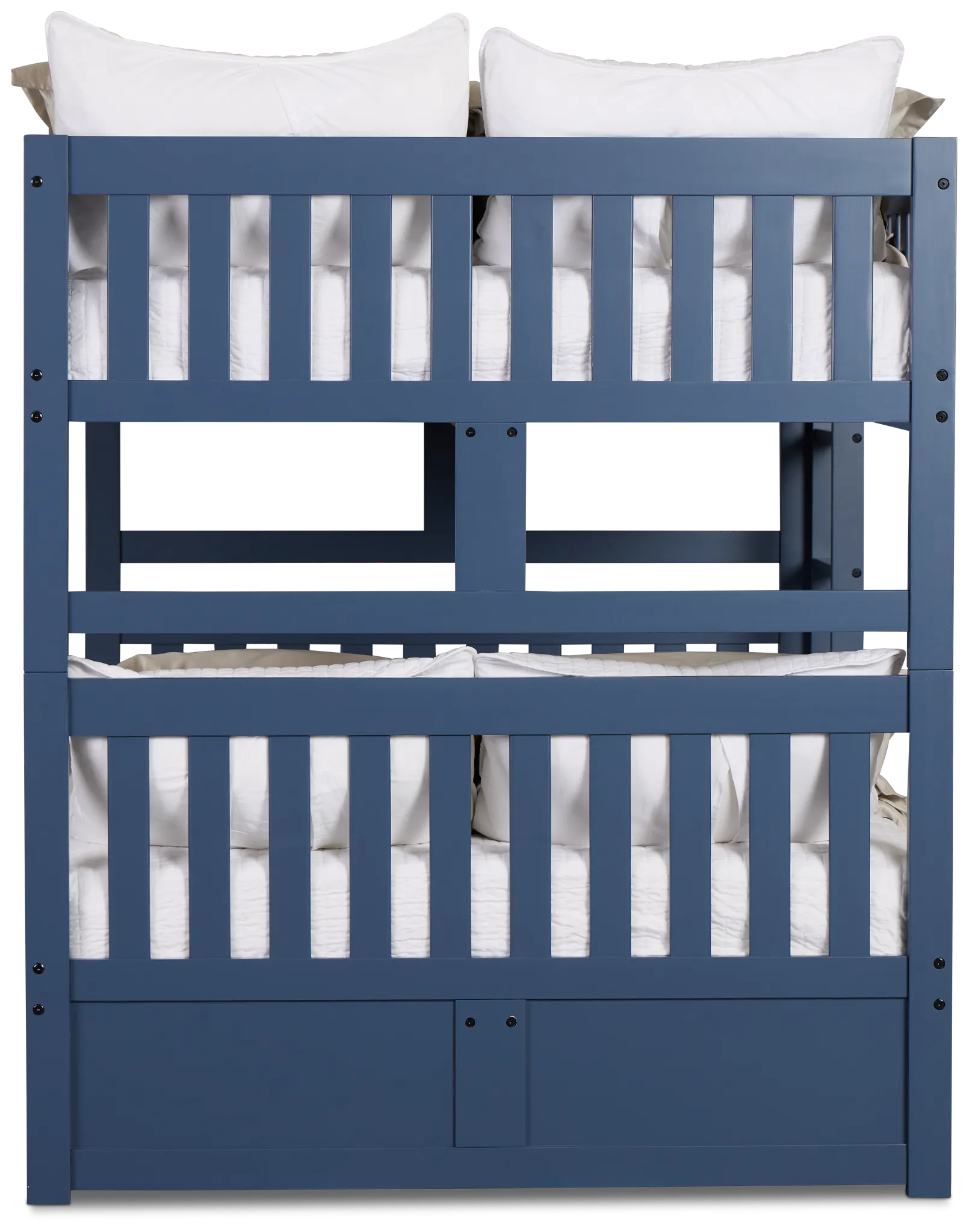 Charleston Dark Blue Storage Bunk Bed
