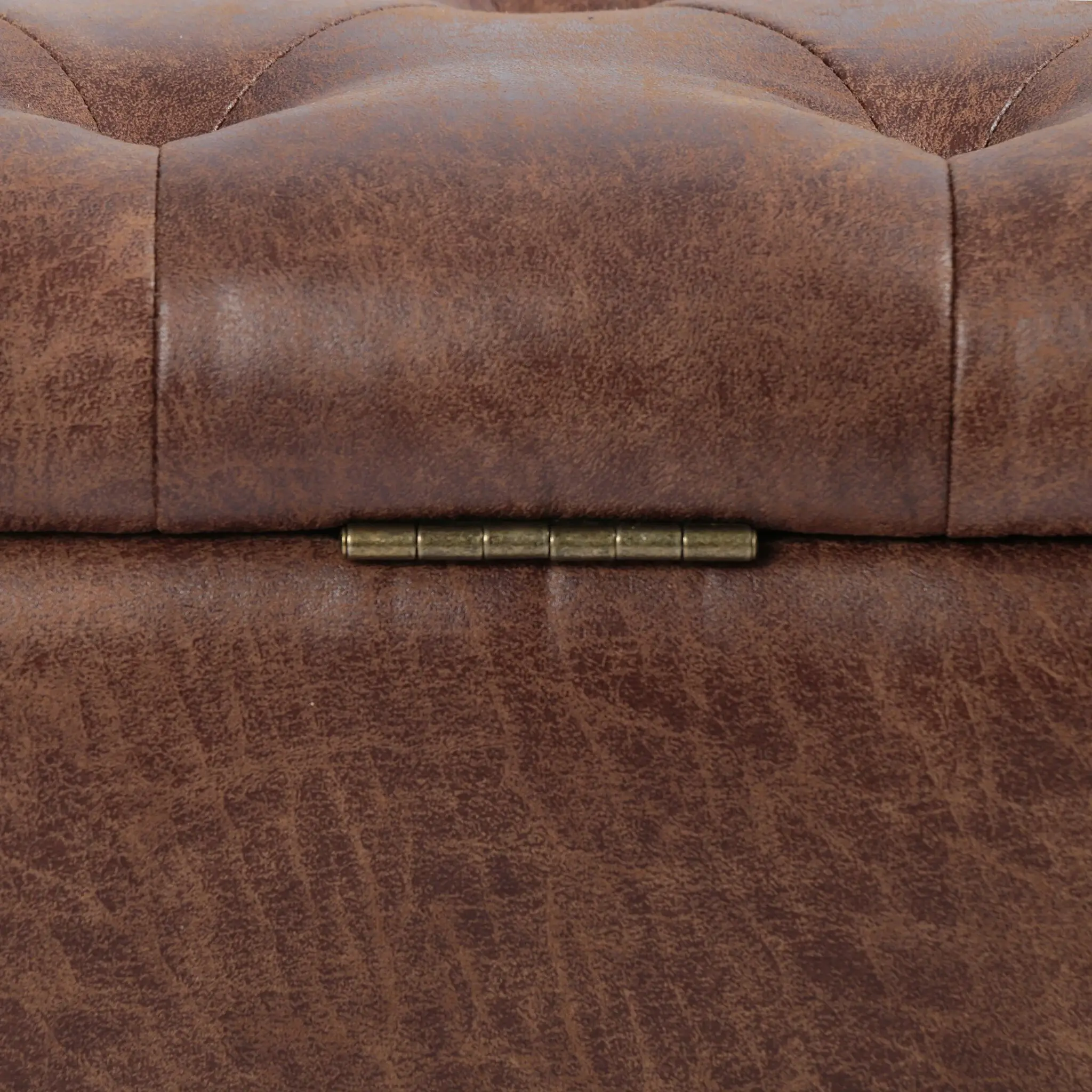 Four Hands Greg Brown Leather Trunk Four Hands Greg Brown Leather Trunk