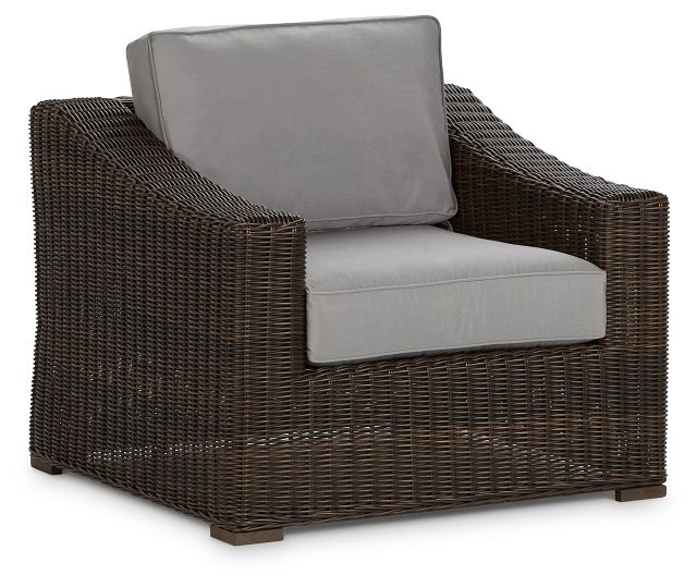 Canyon Dark Brown Gray Chair