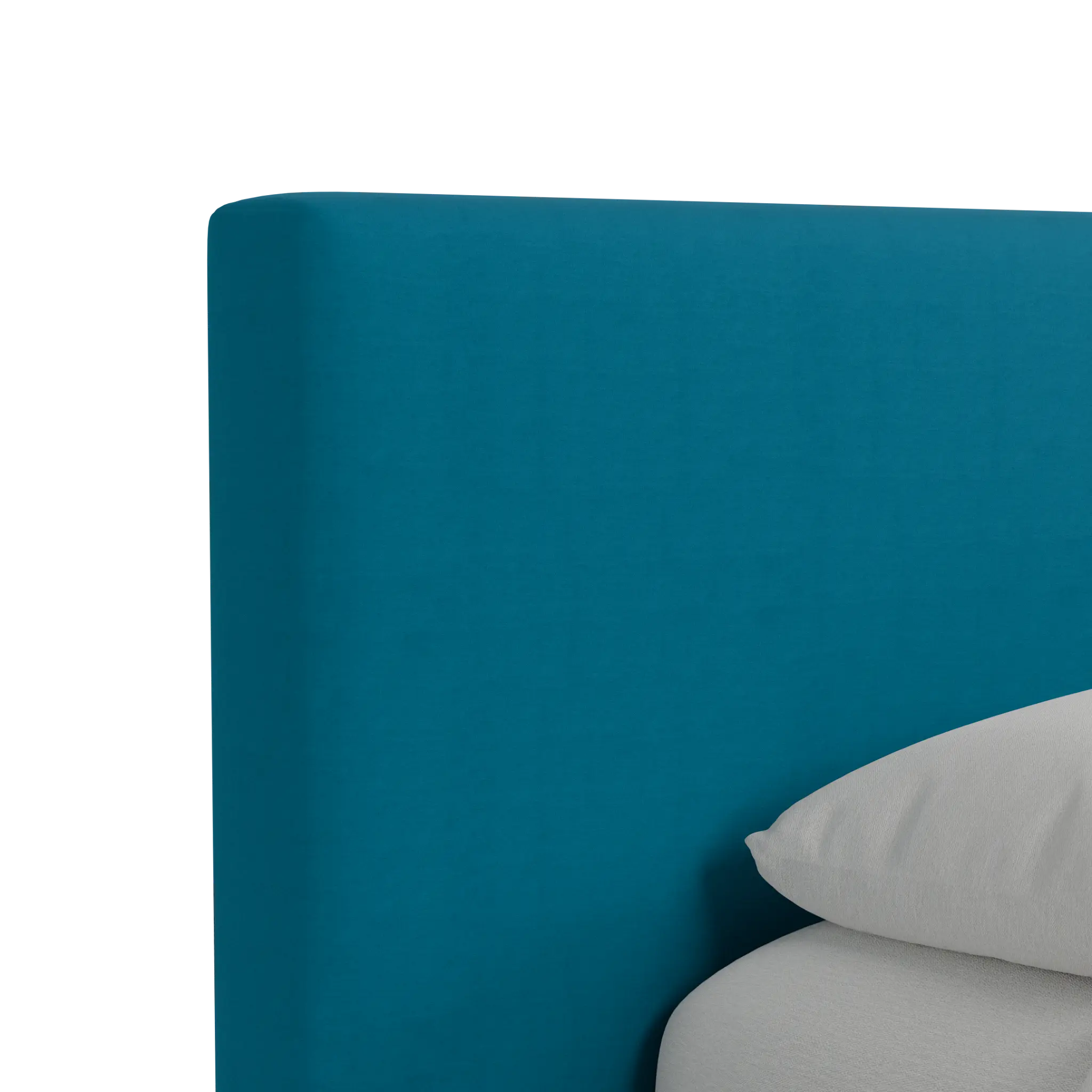 Grayton Joya Teal 44" Upholstered Platform Bed Grayton Joya Teal 44" Upholstered Platform Bed