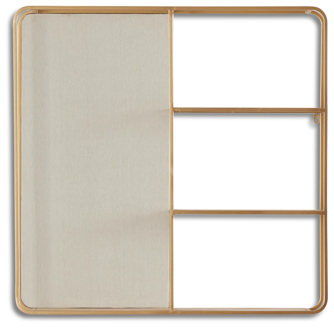 Bayu Gold Wall Shelf