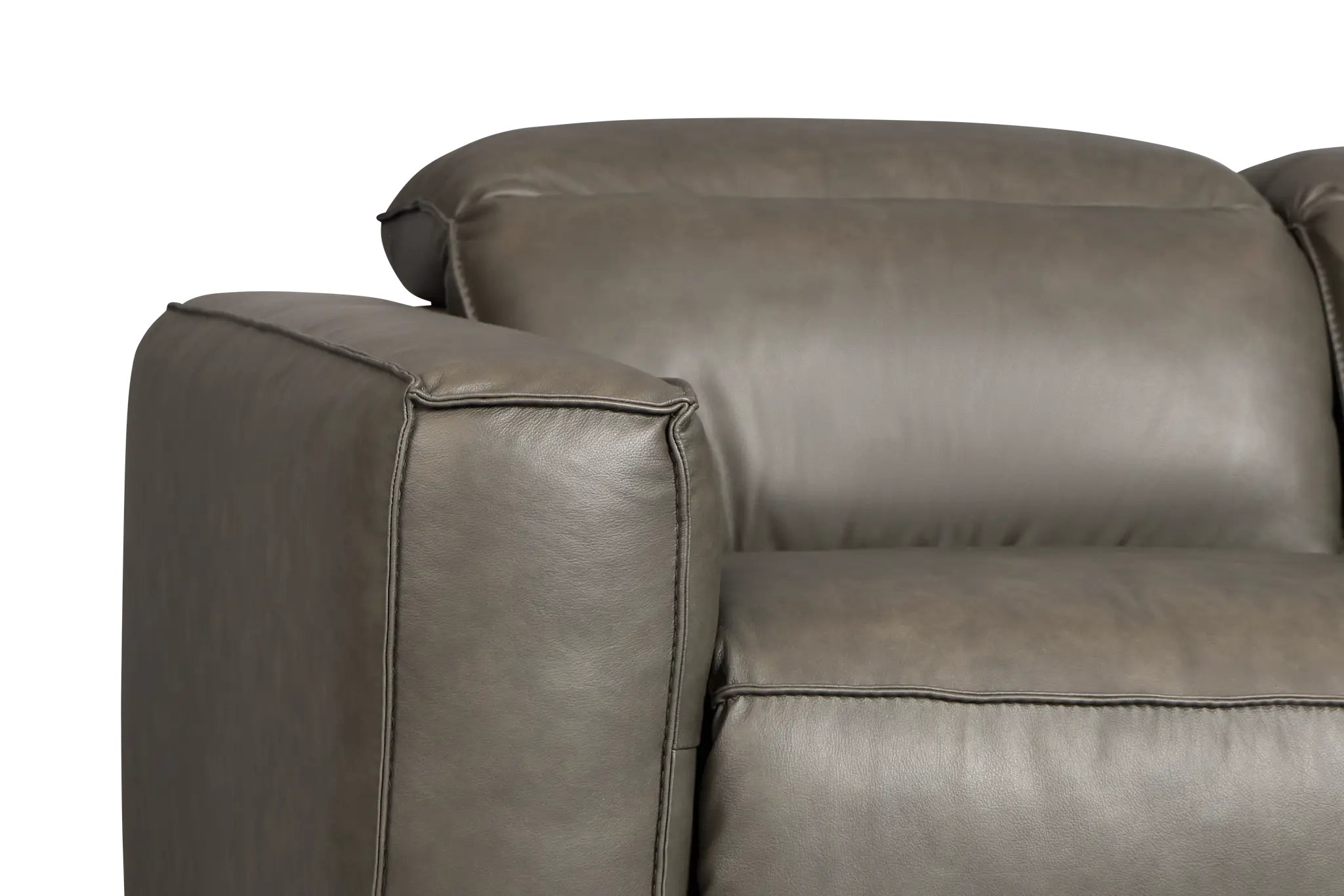 Ryland Dark Gray Lthr/vinyl Power Reclining Sofa Ryland Dark Gray Lthr/vinyl Power Reclining Sofa