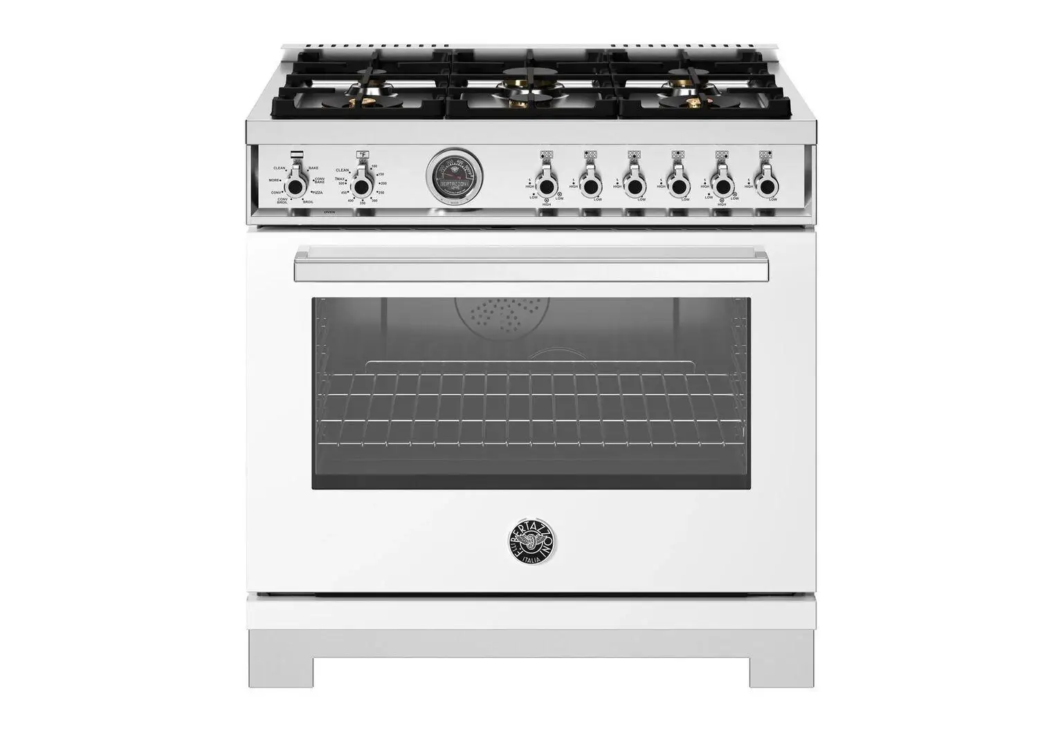 Bertazzoni 366 Series White 36" Dual Fuel Range Bertazzoni 366 Series White 36" Dual Fuel Range