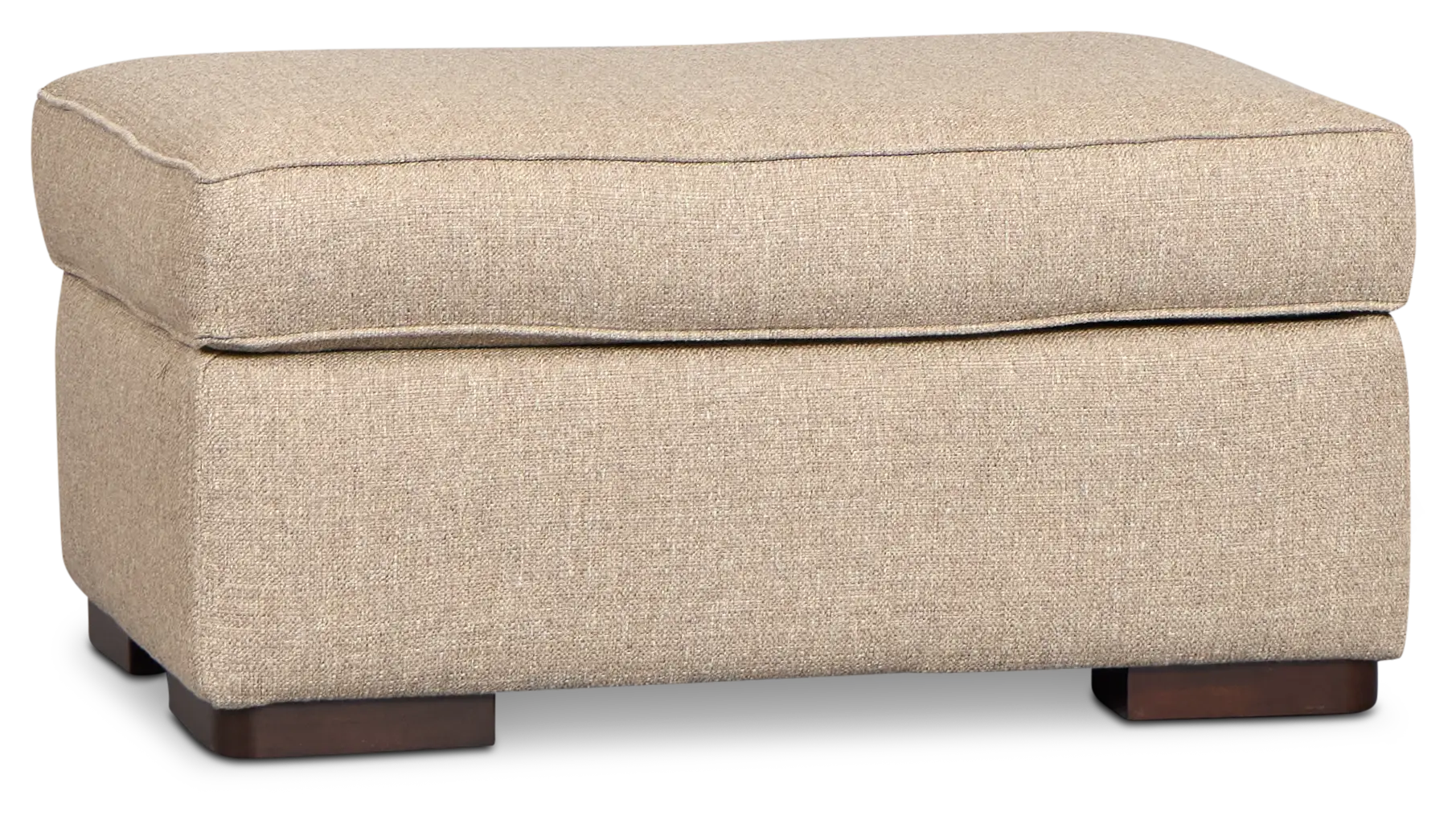 Sinclair Brown Fabric Ottoman Sinclair Brown Fabric Ottoman