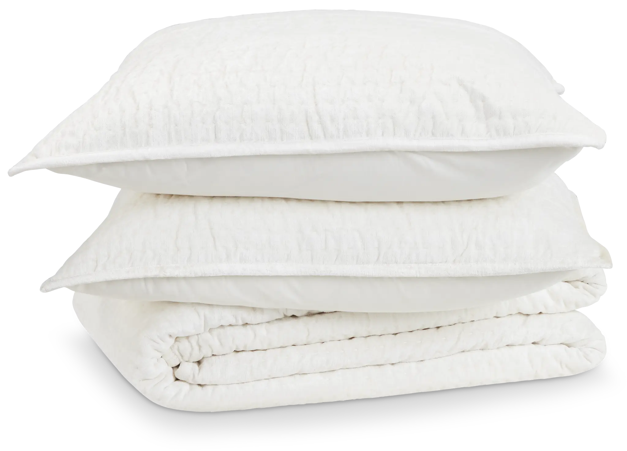 Barin White Coverlet Set Barin White Coverlet Set