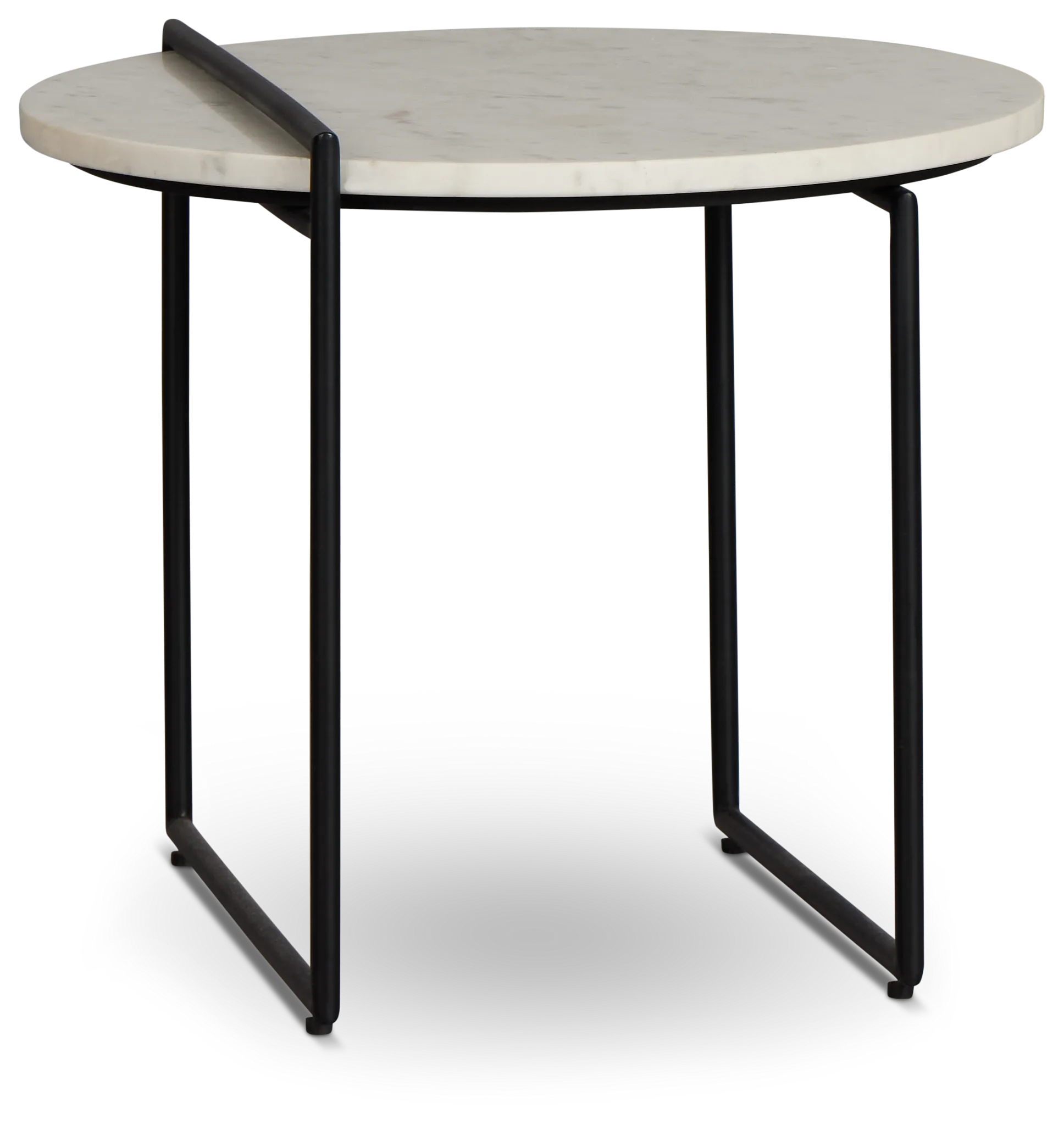 Echo White Accent Table