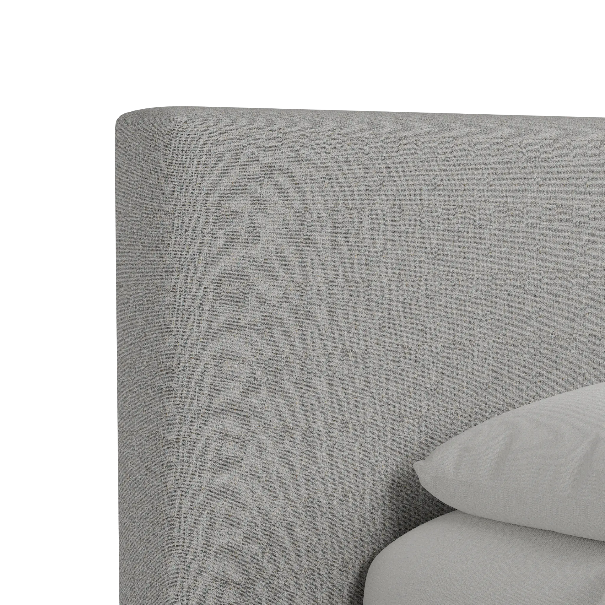 Grayton Natural Beauty 44" Upholstered Platform Bed Grayton Natural Beauty 44" Upholstered Platform Bed