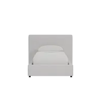 Grayton Maguire Blue 44" Upholstered Platform Bed