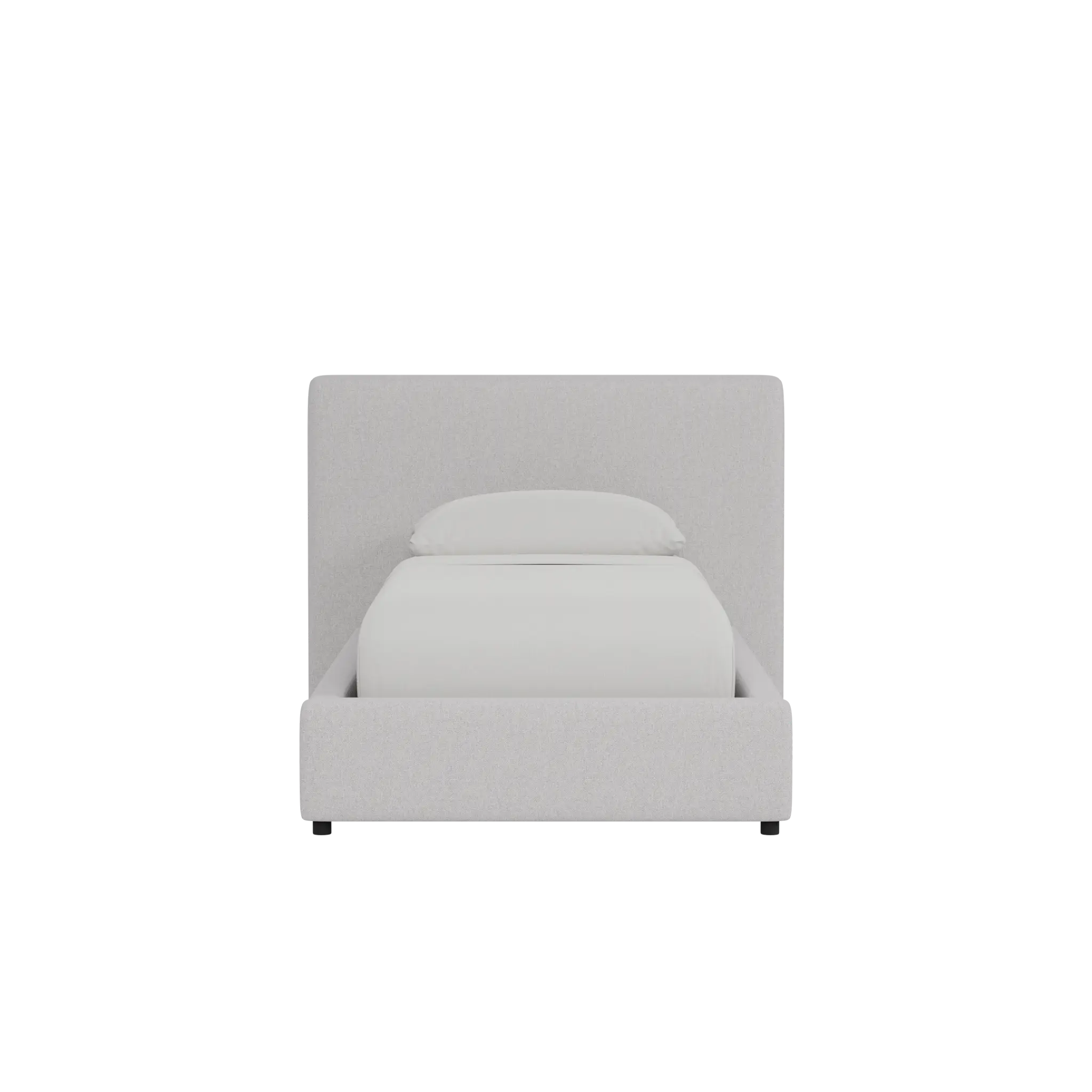Grayton Maguire Blue 44" Upholstered Platform Bed Grayton Maguire Blue 44" Upholstered Platform Bed