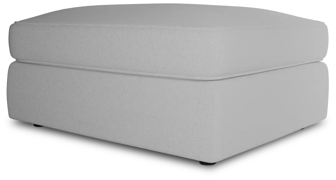 Siesta Suave White Fabric Ottoman Siesta Suave White Fabric Ottoman