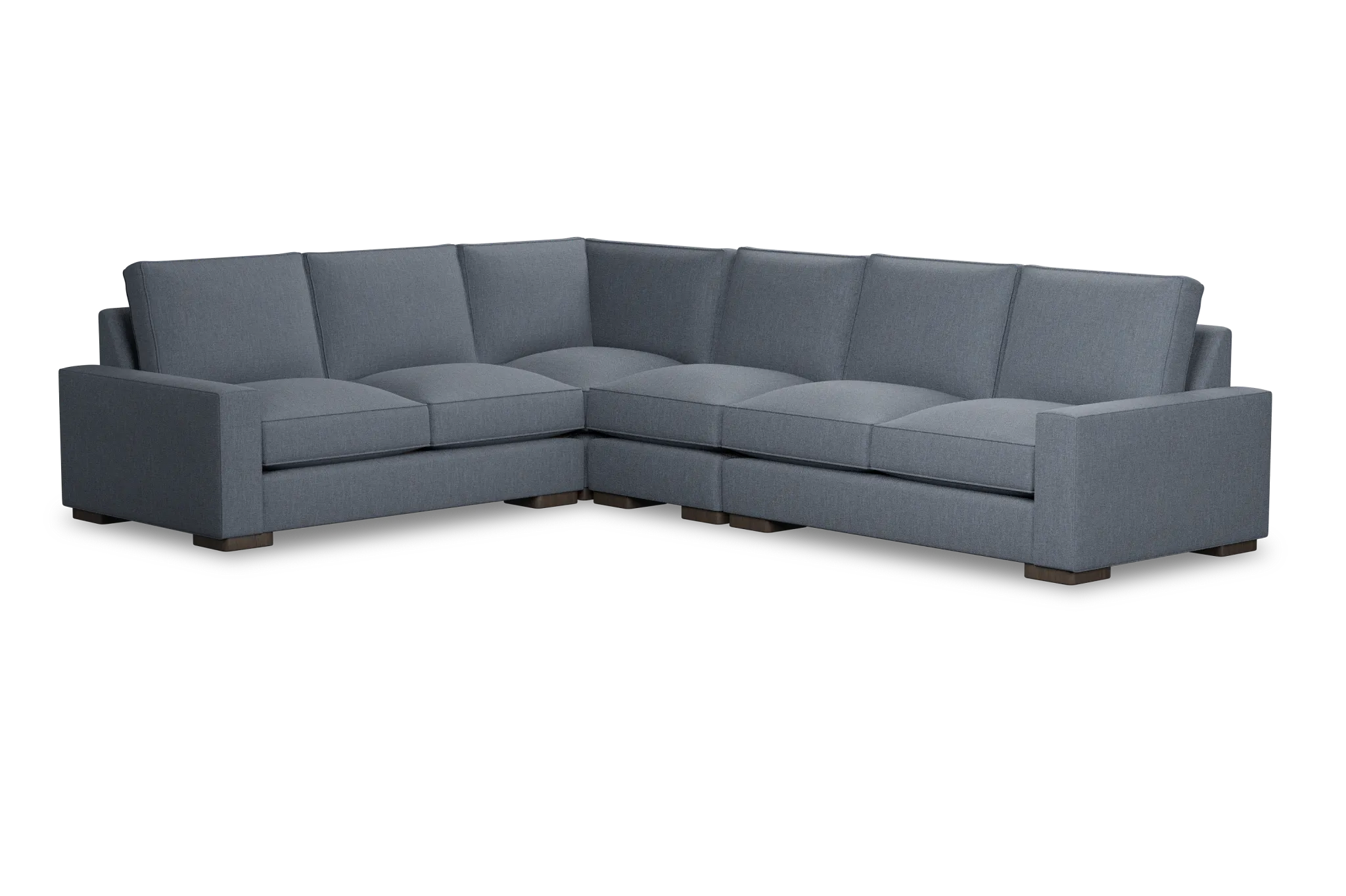 Edgewater Victory Dark Blue Medium Two-arm Sectional