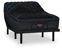 Simmons Beautyrest World Class Level 4 Firm Baselogic Platinum Adjustable Base Mattress Set