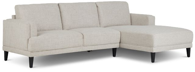 Shepherd Beige Fabric Right Chaise Sectional (3)
