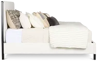 Highland Black Uph Panel Bed