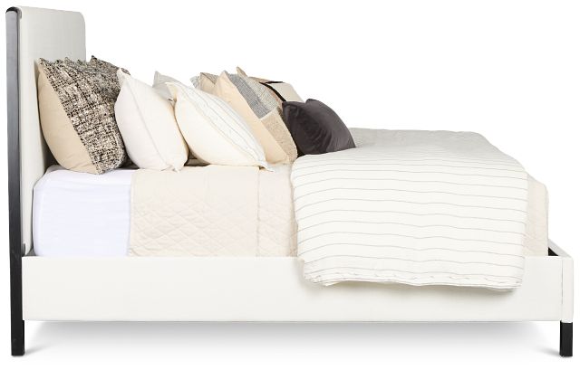 Highland Black Uph Panel Bed