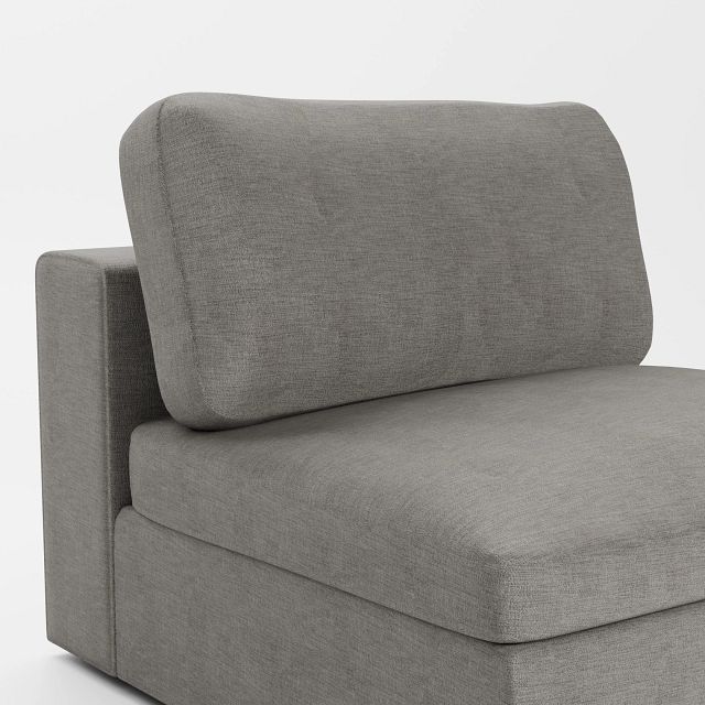 Destin Maguire Gray Fabric Swivel Chair