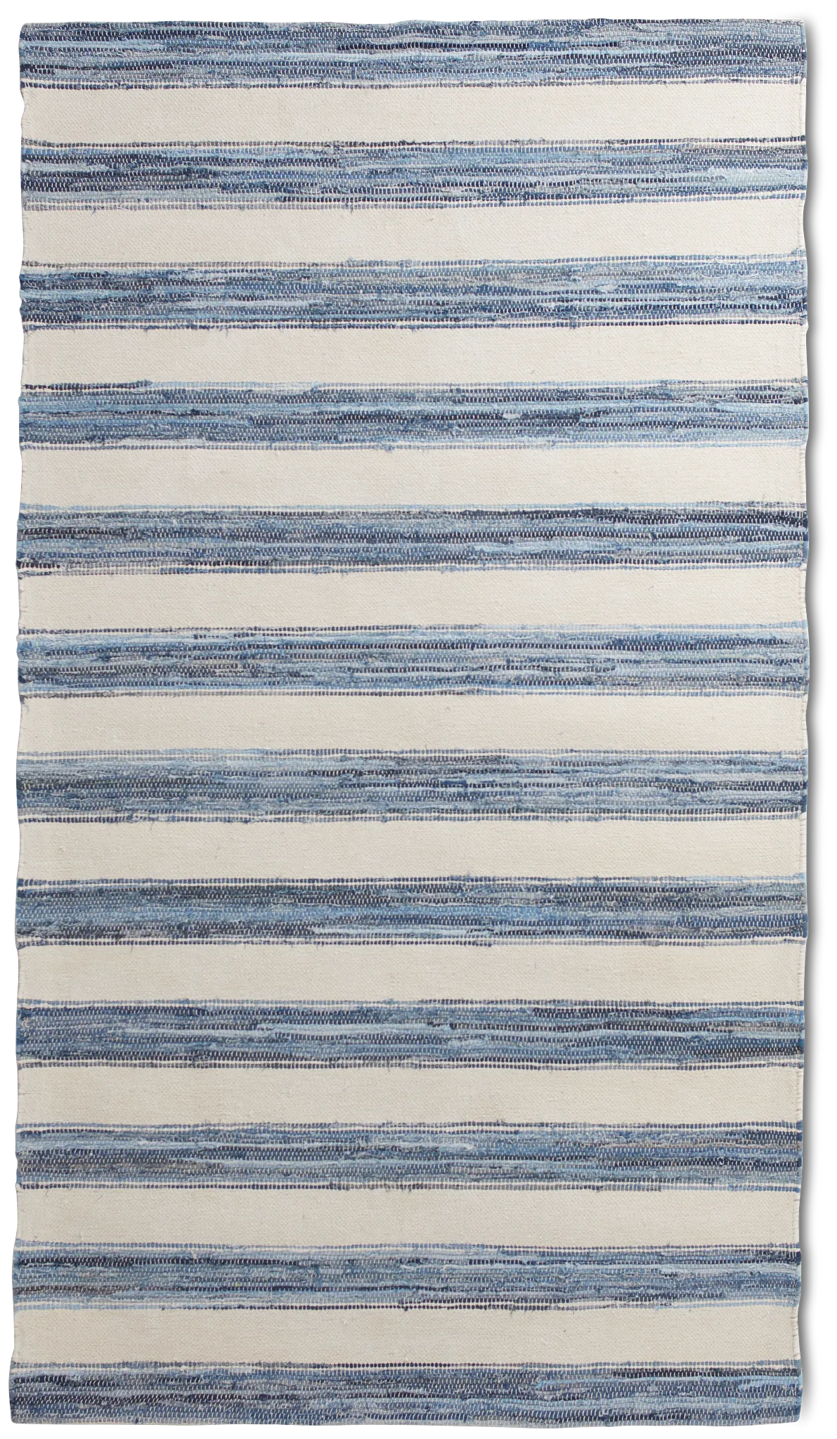 Naica Blue Stripe 8x10 Area Rug