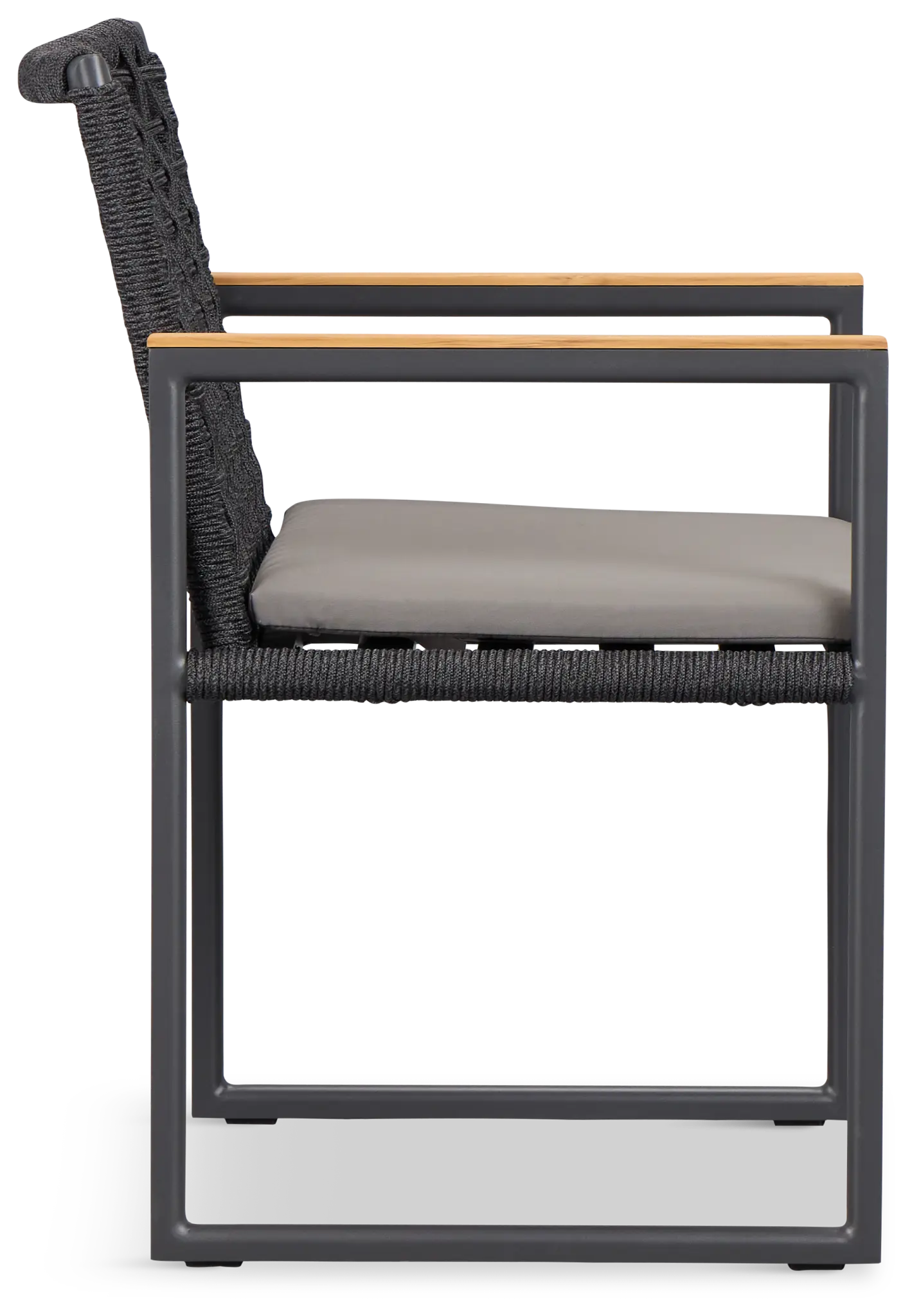 Sunrise Dark Gray Teak Arm Chair Sunrise Dark Gray Teak Arm Chair