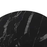 Four Hands Jocelyn Black Marble Round End Table