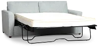 Shore Light Blue Fabric Innerspring Sleeper