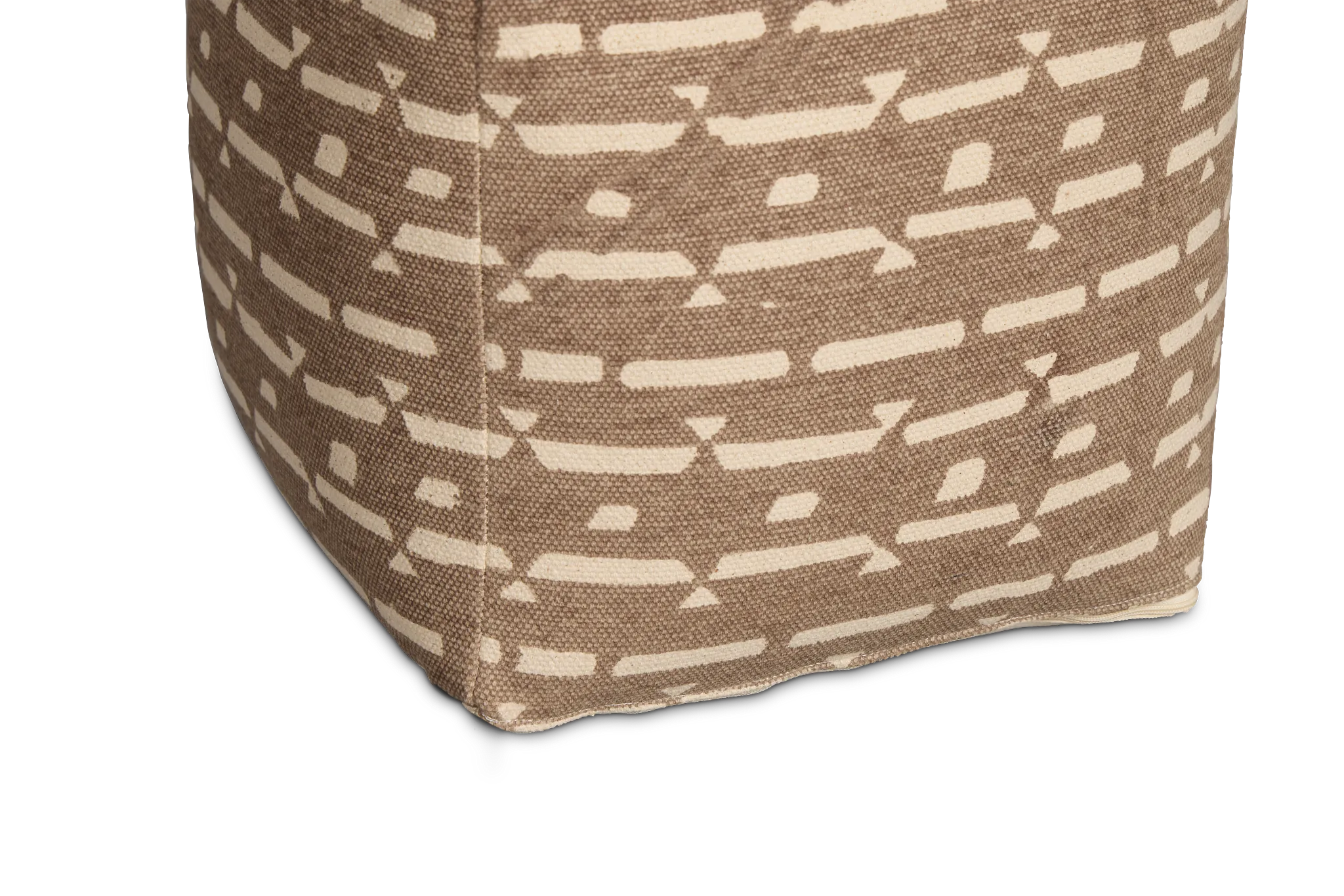 Pali Gray Accent Pouf