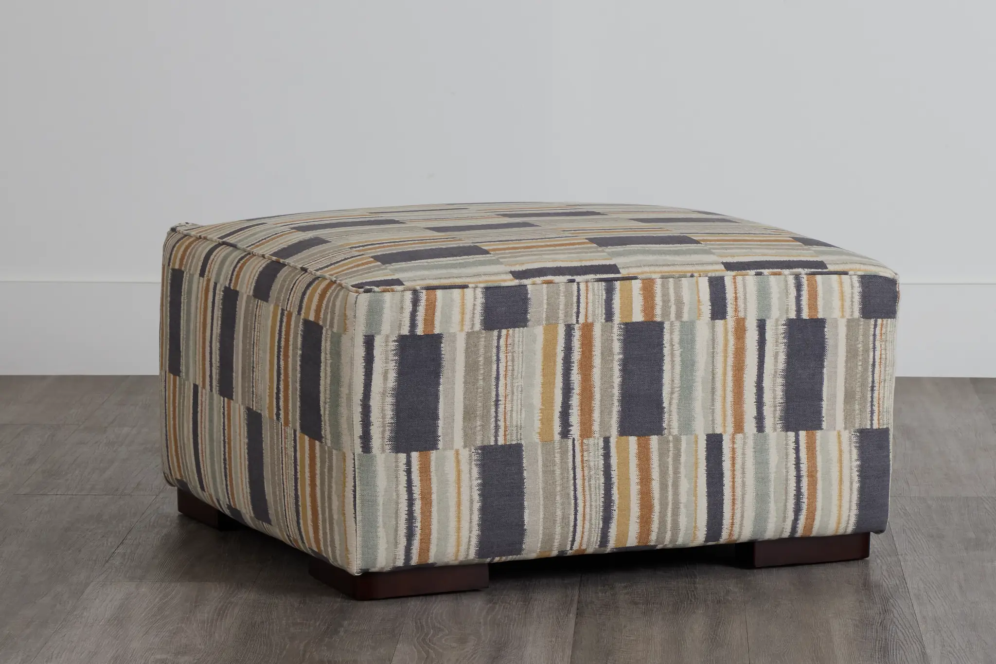 Seydou Yellow Fabric Cocktail Ottoman Seydou Yellow Fabric Cocktail Ottoman