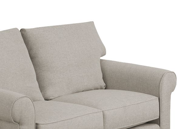 Cameron Beige Fabric Loveseat