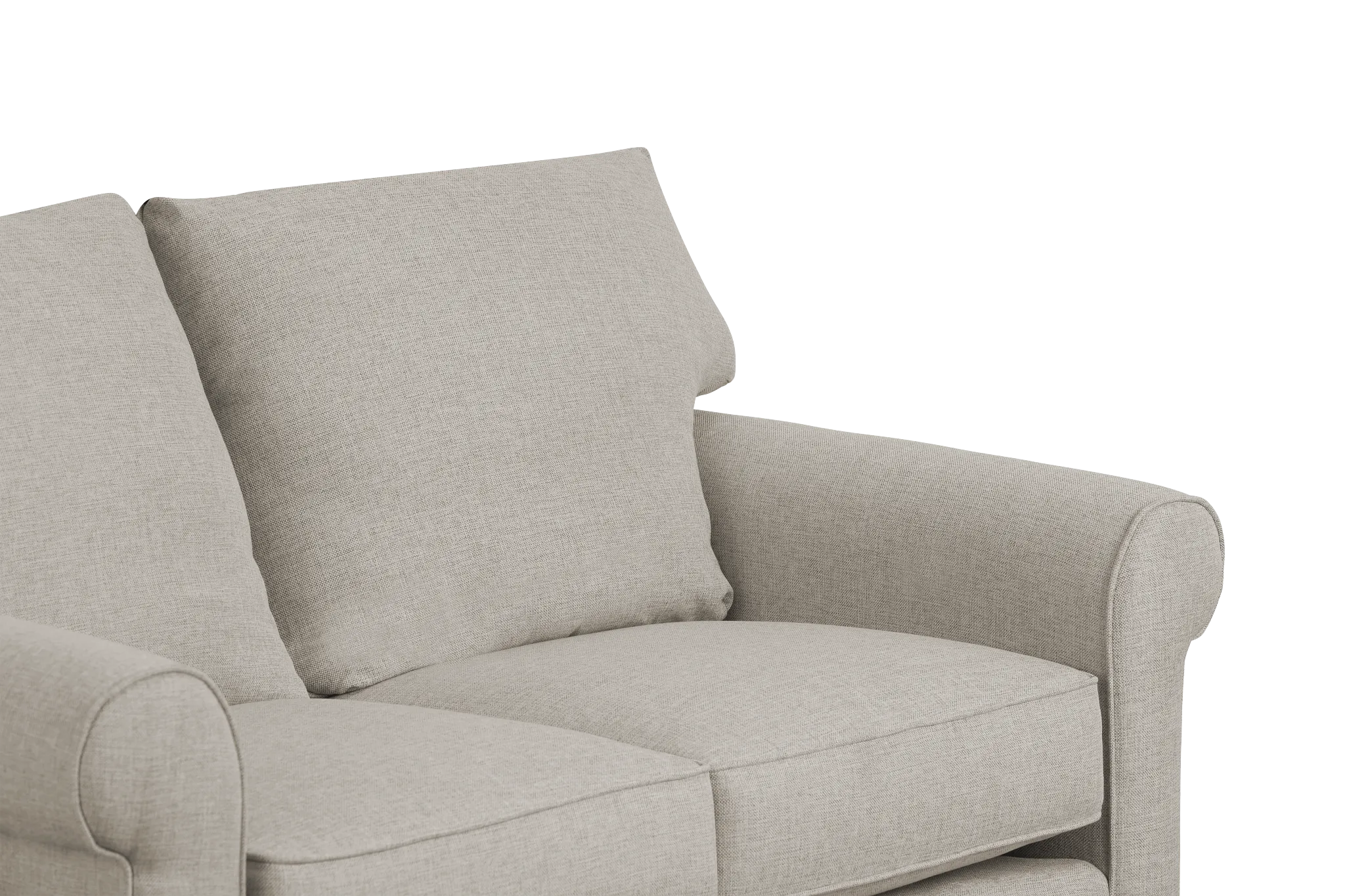 Cameron Beige Fabric Loveseat