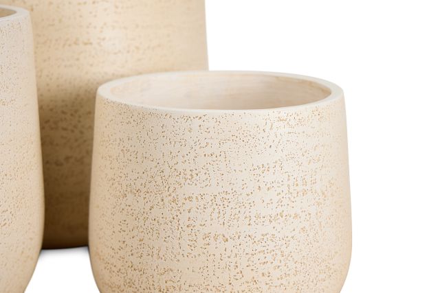 Rosalyn Ivory Set Of 3 Planter