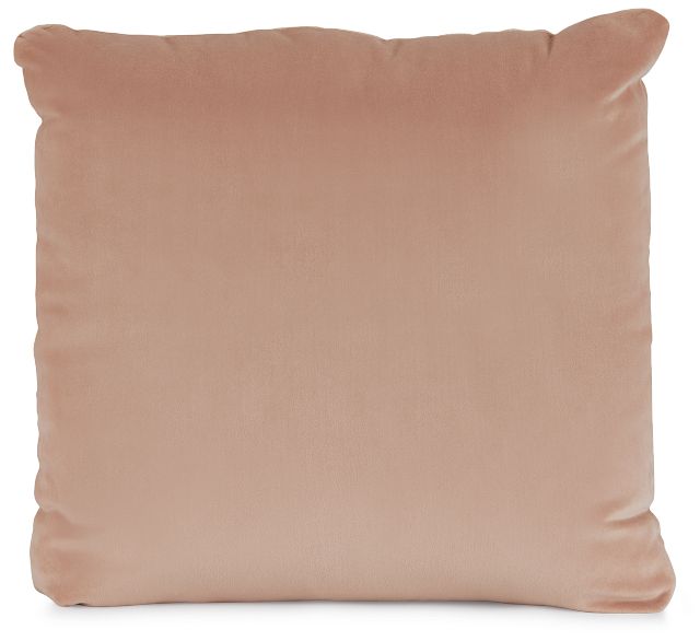 Joya Light Pink Velvet 20" Accent Pillow