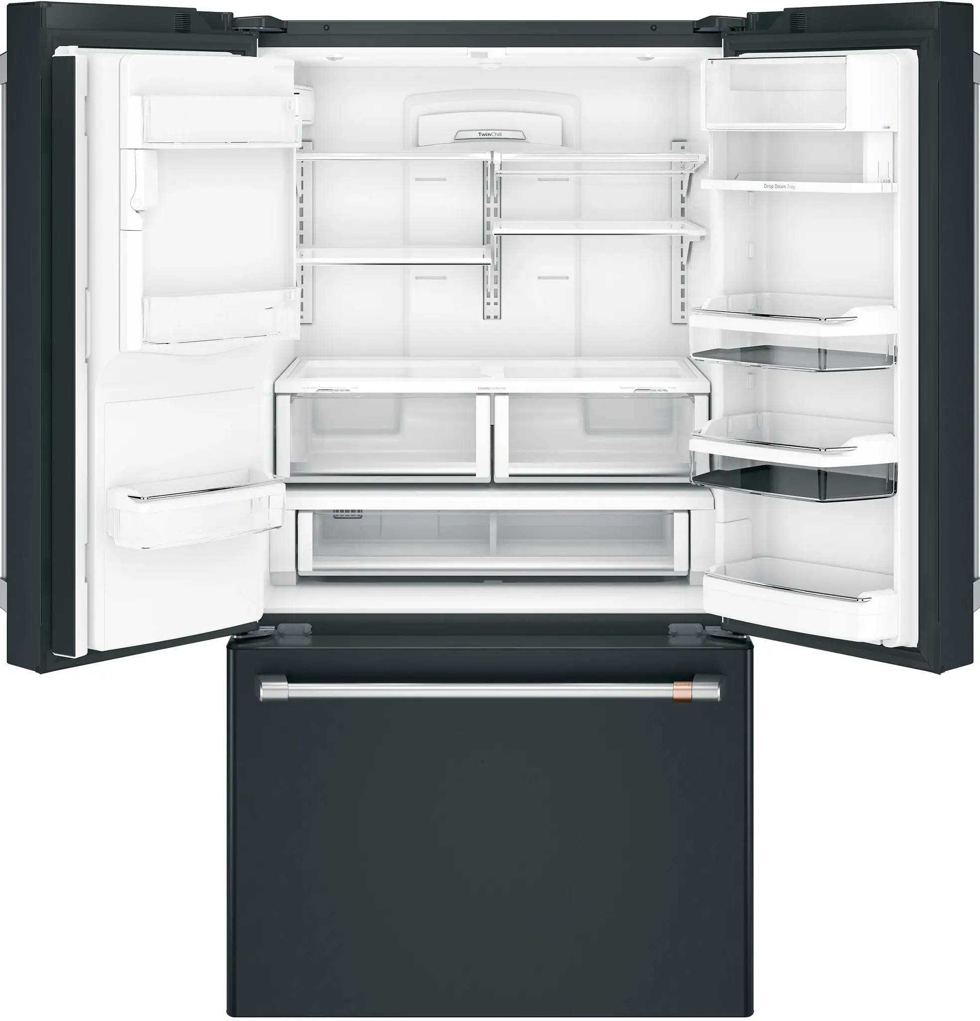 Cafe 28 Series Black Bottom Freezer Refrigerator Cafe 28 Series Black Bottom Freezer Refrigerator