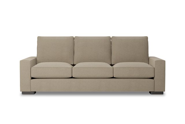 Edgewater Elite Taupe 96" Sofa W/ 3 Cushions