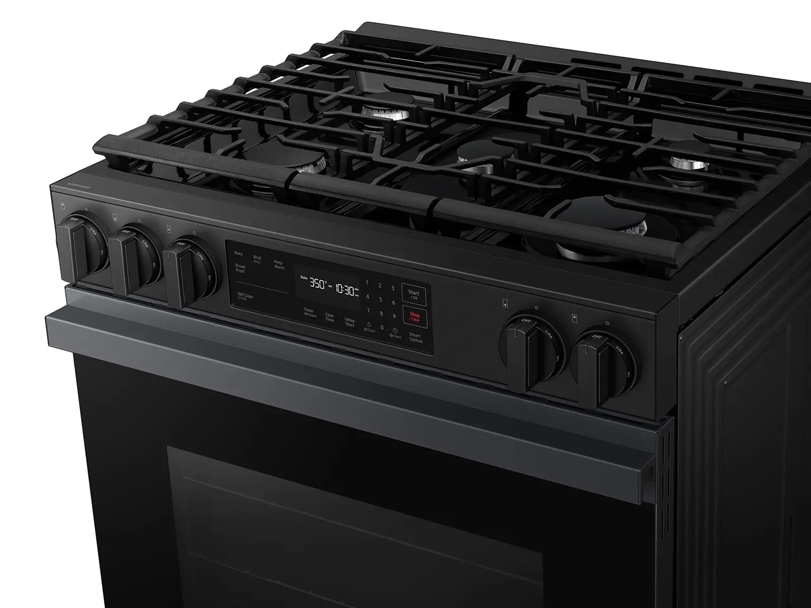 Samsung Bespoke Series Black Gas Range Samsung Bespoke Series Black Gas Range