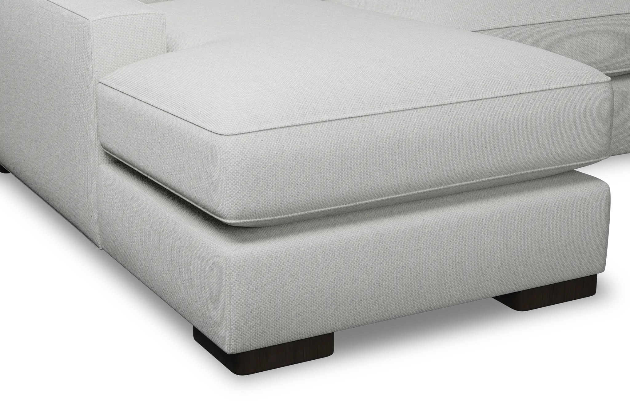 Edgewater Revenue White Left Chaise Sectional