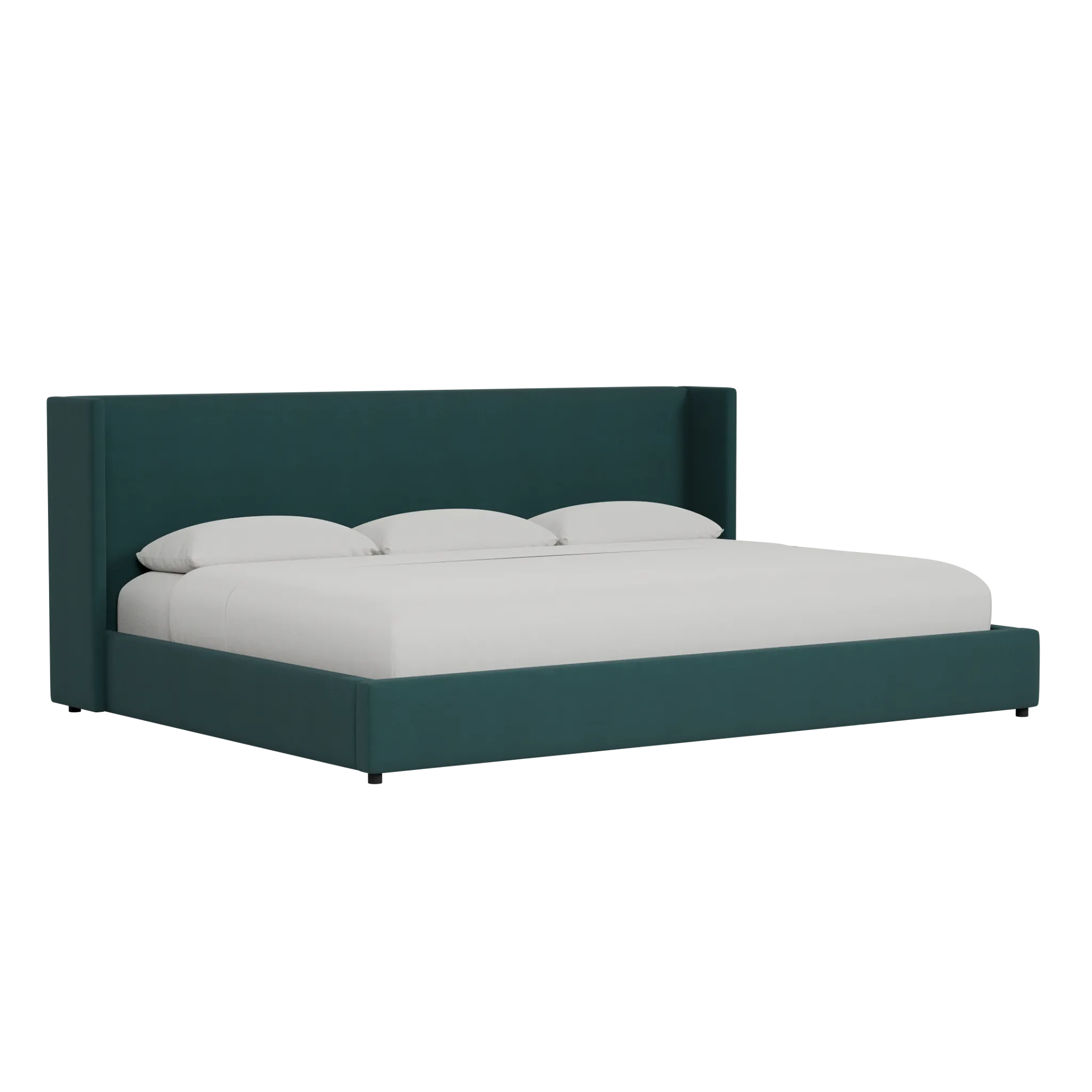 Captiva Joya Green 48" Upholstered Shelter Bed