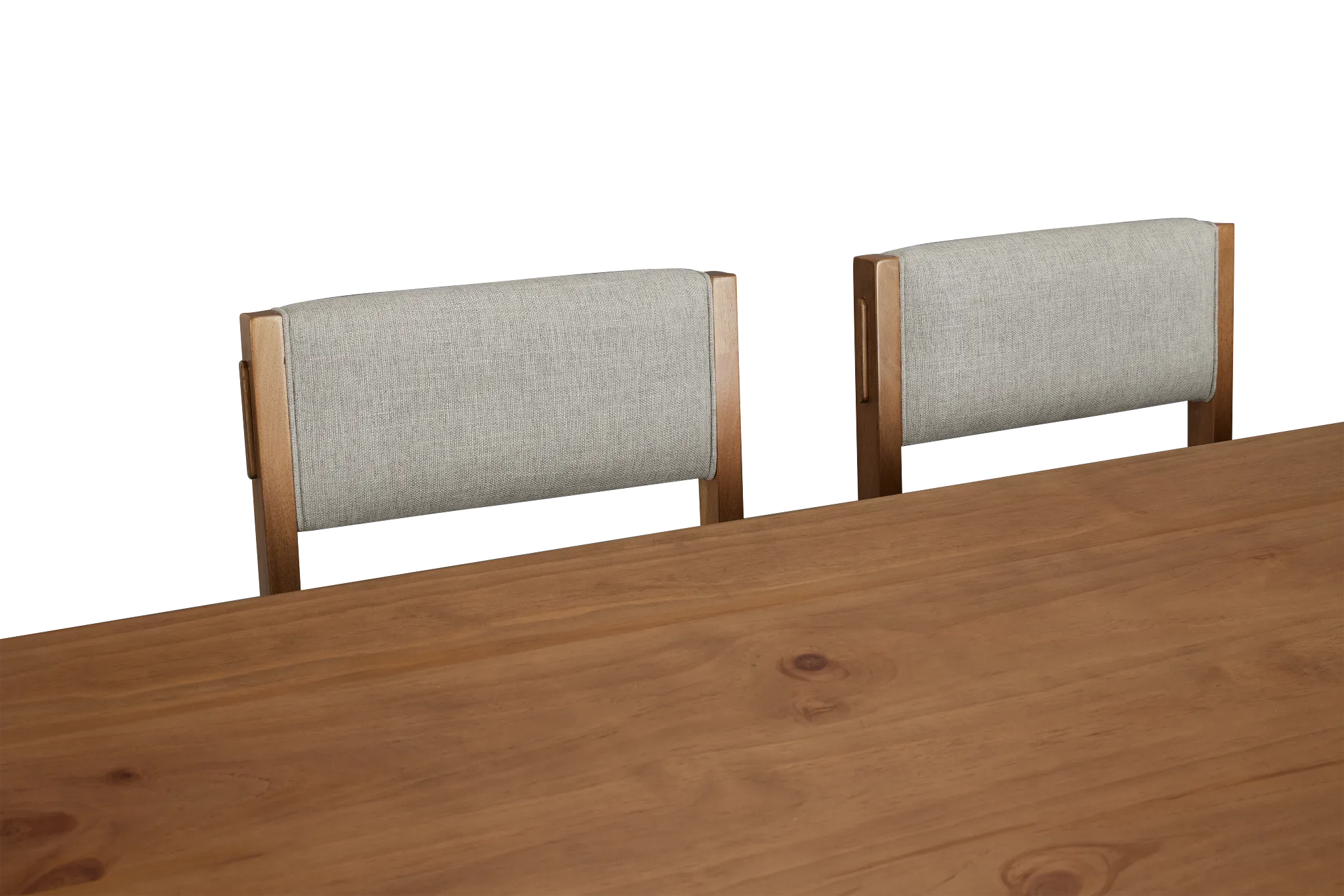 Vail Light Tone Trestle Table, 4 Chairs & Bench