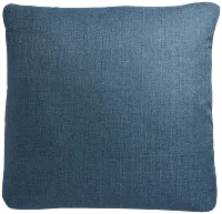 Zeke Dark Blue 22" Accent Pillow