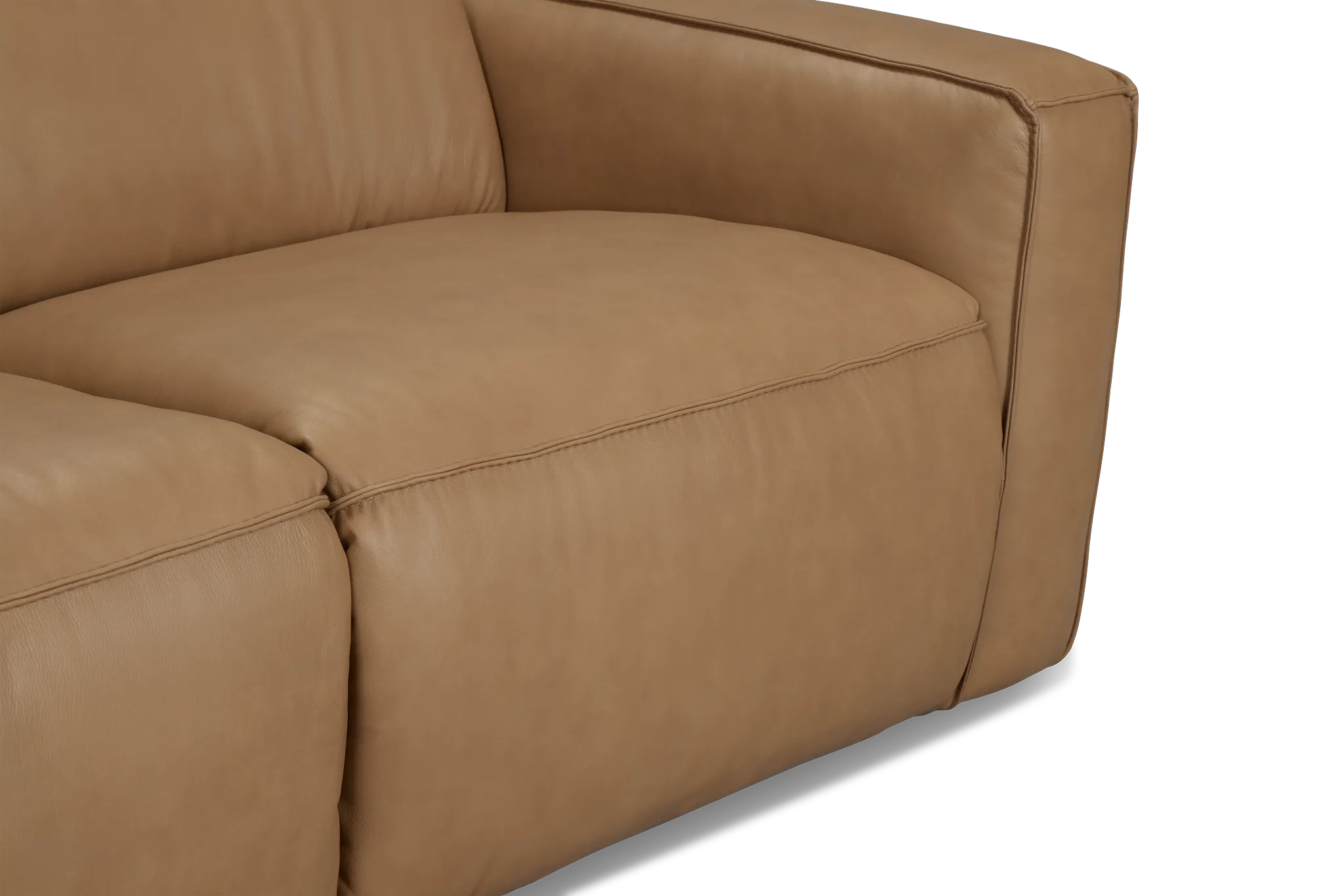 Ryland Brown Lthr/vinyl Power Reclining Sofa